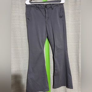 American eagle gray flare pants